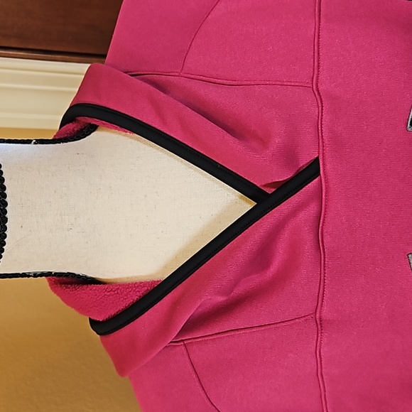 UNDER ARMOUR HOODIE SWEATSHIRT PURPLE BLACK MEDIUM ATHLETIC UA - Picture 2 of 12